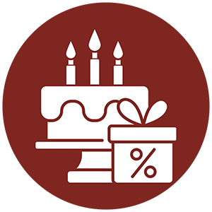 DESCONTO DE ANIVERSÁRIO